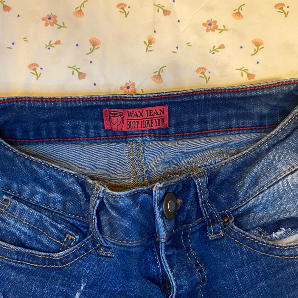 Wax Skinny Y2K Lowrise Jeans